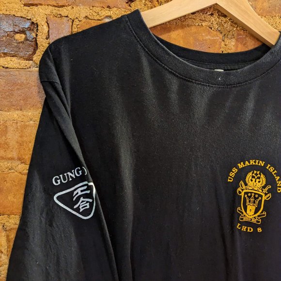 Vintage Navy Marines Long Sleeve Men's Medium - Picture 3 of 5